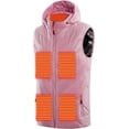 thumbnail image 1 of Abrigo calefactable para mujeres y hombres Chaqueta eléctrica Calentador corporal Chaleco calefactor con 3 calentadores (ajuste delgado), 1 of 4