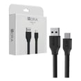thumbnail image 2 of Cable de Carga y Datos V8 Micro USB Sencillo 1m 1Hora Negro 1Hora, 2 of 2