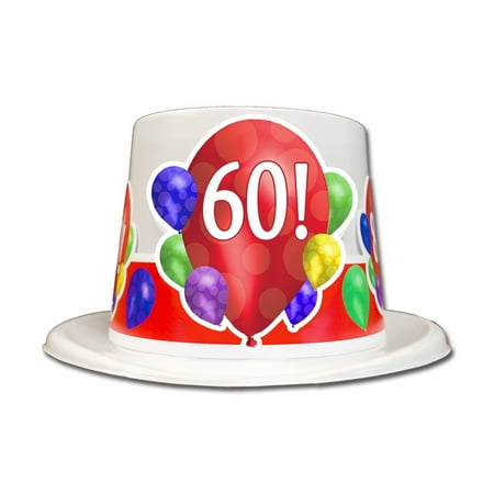 Partypro TQP 3897 60Th Birthday Balloon Blast Top Hat 