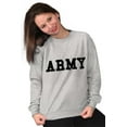 thumbnail image 3 of United States Army Military Unisex Plus Fleece Graphic Sweatshirt Brisco Brands 3X, 3 of 5
