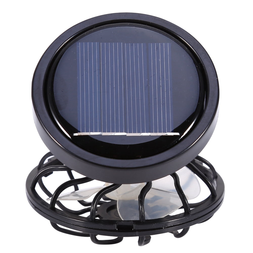 EBTOOLS Air Conditioner, Electric Mini Clip-on Solar Fan Air Conditioner Cooling Cell Fan Travel Camping Hiking Cooling, Solar Fan