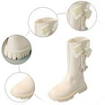 thumbnail image 6 of Zshosam Boots for Toddler Girls Girls Knee High Boots Kids Fashion Low Heel Side Zip Tall Riding Boots Winter Dressy Party Long Boot for Toddler Little Kid Big Kid Size 3.5,(Beige Big Kids 3.5), 6 of 9