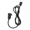 thumbnail image 5 of Cable de extensión de alimentación de EE. UU. con fusible y cubierta impermeable Cable de alimentación macho hembra de 2 pines CA de EE. UU. para NEMA 1‑15P a NEMA 1‑15R, 5 of 5