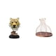 thumbnail image 1 of Figura decorativa moderna de animal con soporte. Única decoración de escritorio multiusos para entrada, sala de estar, cocina, estantería, mesa o, 1 of 8