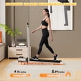 thumbnail image 2 of Yagud Walking Pad Treadmill with Handle Bar & 5% Incline, Foldable Portable Treadmill for Running, Small Under Desk Treadmill for Home, Silver, 2 of 9