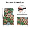 thumbnail image 5 of Yiaed Cactus 4 Print Carpet Floor Mats for Cars, Auto Accessories Front & Rear Car Floor Mats Car Floor Foot Mat Sets of 4 Pieces, 5 of 7