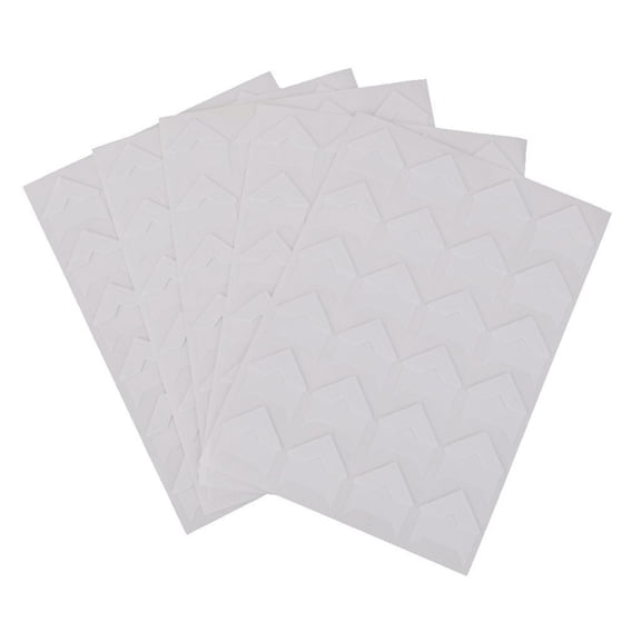 CTIRCHIU 5-Pack White Self-Adhesive Photo Corners for Albums, Lightweight and Portable, Easy to Apply for Scrapbooking