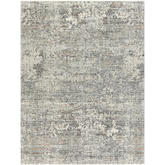 BoutiqueRugs Penokee Contemporary Area Rug - Ice Blue, Gray, Medium Gray - 11'6" x 15'6"