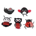 thumbnail image 4 of 5 Marionetas De De Peluche Para Contar Historias, Para Juegos De Rol Y Enseñanza, En Negro Y Rojo., 4 of 8