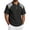 3#Black, variant on BRANROY Men's Polo Shirts for Men - Short Sleeve Button Down Casual Golf Tops, Waffle Knit Lightweight Summer Beach Tops,Army Green L
