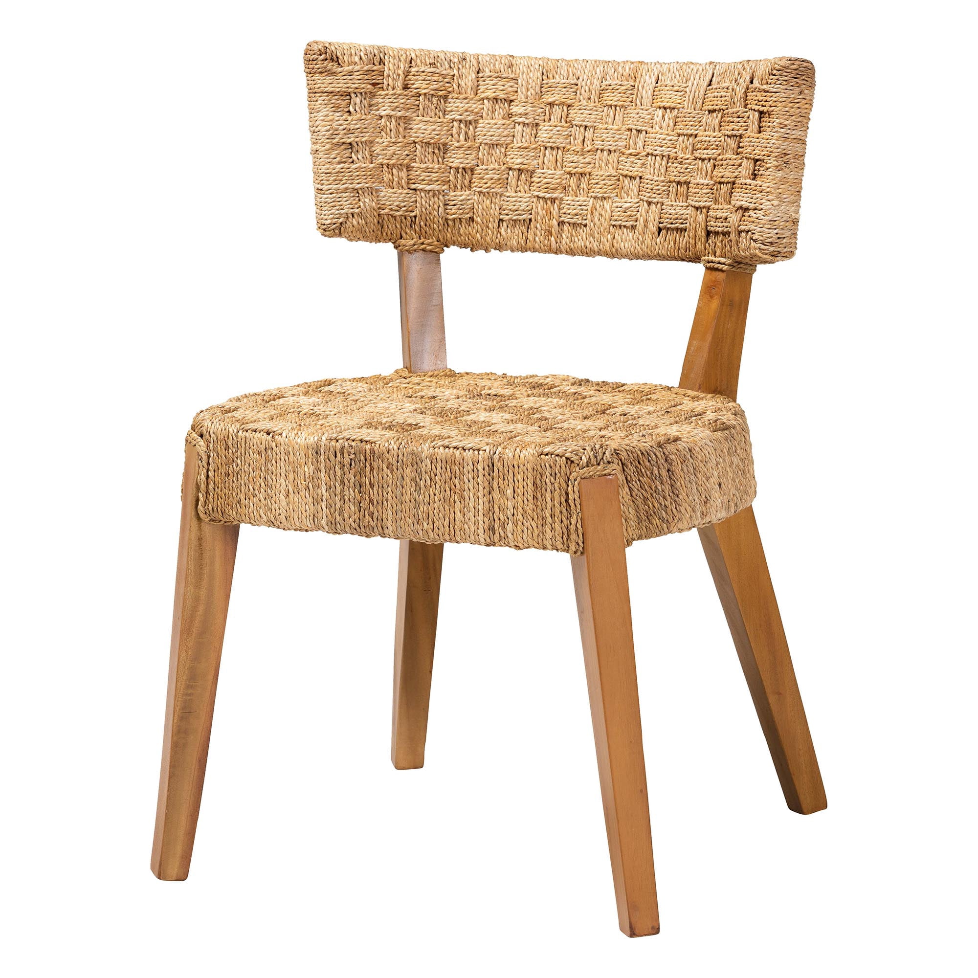 bali & pari Sabit Boho Dining Chair, Natural Brown