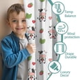 thumbnail image 3 of Blackout Kids Curtains,White Cow Strawberry Heart Pattern Childrens Insulated Curtains Set Of 2,Bedroom Essentials,Toddler Room Decor 42x84in(106x213cm), 3 of 5