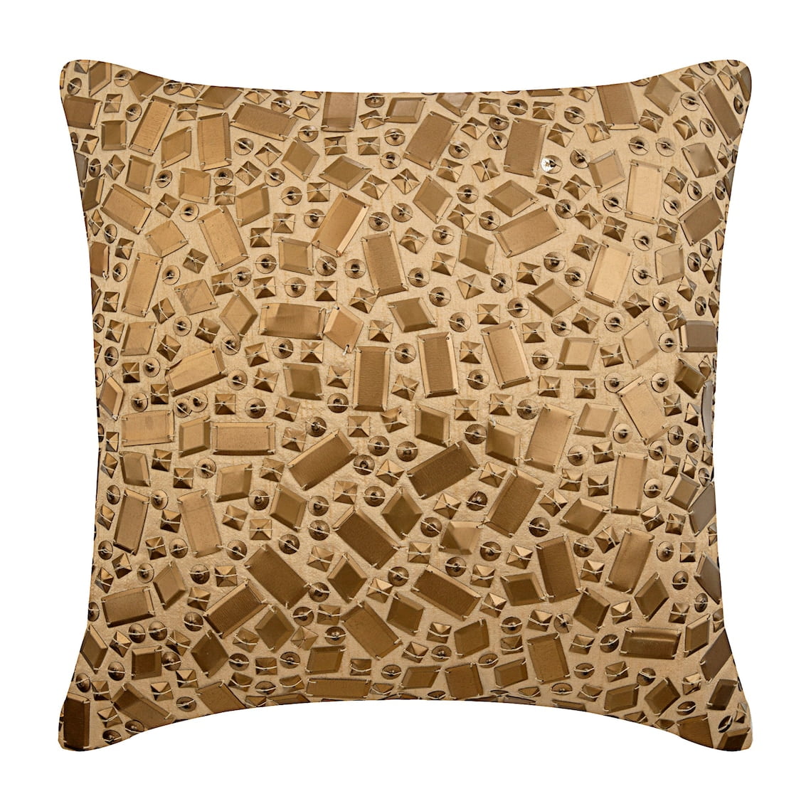 Euro Pillows, Beige Euro Pillow Covers 26x26 inch (65x65 cm), Silk