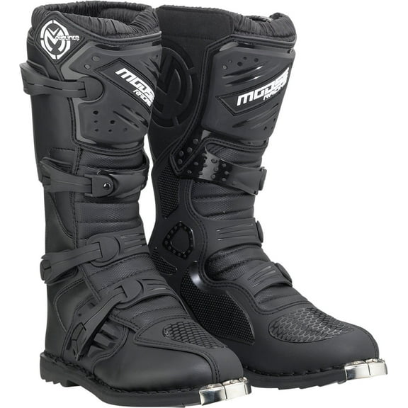 Moose Racing Qualifier ATV Mens MX Offroad Boots Black 8 USA