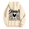 thumbnail image 5 of VBARHMQRT Plus Size Sweatshirt Ladies Senior Mom 2025 Shirt 2025 Graduating Class Sweatshirt T Shirt Monogram Print Long Sleeve Shirt, 5 of 5
