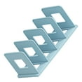 thumbnail image 4 of Book Organizer File Holder PP Minimalist Vertical 4 Slots File Sorter for Classroom Office Desktop Home Blue, 4 of 12