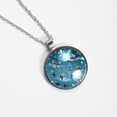 thumbnail image 4 of Lce Hockey Stunning Glass Circular Pendant Necklace - Women's Necklaces, 4 of 5