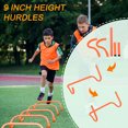 thumbnail image 4 of Agility Ladder Speed Training Equipment with 20ft Agility Ladder Soccer Cones Resistance Parachute 4 Hurdles, 4 of 6