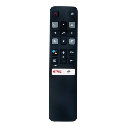 Vinabty XRC802V FUR6 with Blue Tooth Voice Replaced Remote Control fit for TCL TV 32S6500S 40S6800FS 43S6510FS 49S6800FS 50P8M 55C716 60P8M 65P8S 65P717