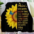 thumbnail image 2 of Gifts for Mom Blanket, Mom Blanket from Daughter Son, Birthday Gifts for Mom, Mom Birthday Gifts, Best Mom Ever, Soft Flannel I Love You Mom Throw Blanket 50"x60", 2 of 6