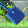 thumbnail image 3 of Aquarium Glass Clean Brush with Long Handle, Aquarium Algae Scraper Double Sided Sponge Brush Cleaner, 3 of 10