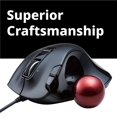 thumbnail image 3 of Ratón Trackball ELECOM EX-G con control de pulgar ergonómico con cable, 3 of 7