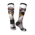 thumbnail image 5 of Lsque Cute Cartoon Kitten Printed Crew Socks Men's Women's LightWeight Thin Casual Calf Socks ,Knee High Socks,Cotton Socks, 5 of 9