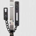 thumbnail image 4 of Cadenas para puertas, Cerradura de cadena para puerta antirrobo, Cerradura de pestillo de puerta con cadena de seguridad confiable de acero inoxidable Ideal para hotel en casa(Negro), 4 of 5