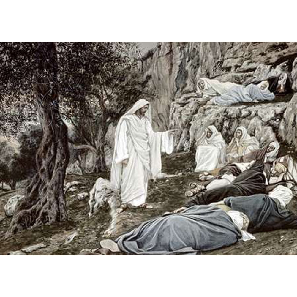 Jesus Commands his Disciples to Rest Poster Print by James Tissot