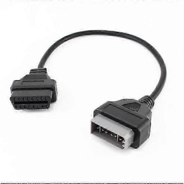 For Nissan Obd1 To Obd2 Car Scanner Adapter Wire 14 Pin To 16 Pin Convert Cable Car Diagnostic Scan Tool Connector Adapter Cord - KC