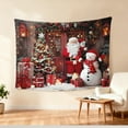 thumbnail image 7 of SOFIKAANMU Christmas Tapestries, Various Designs And Patterns, Winter Snow And Forest Tapestries, Bedroom And Dormitory Home Decor Tapestries, 6 Sizes, 80 X 60 Inches., 7 of 7