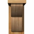 thumbnail image 2 of 6"W x 12"D x 12"H Crestline Rough Sawn Corbel w/Backplate, Western Red Cedar, 2 of 9