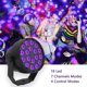 thumbnail image 2 of Uv Disco Stage Light, 18led Dmx512 Uv Led Party Black Light, Remote Control And Sound Activated, 7 Lighting Modes And 4 Control Modes, Ir Remote Contr, 2 of 5