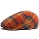 thumbnail image 1 of Gorra plana Gatsby Newsboy con estampado a cuadros para hombre, 1 of 2