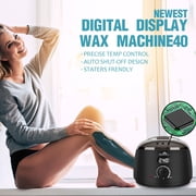 Lifestance Waxing Kit for Women & Men, Digital Wax Pot Warmer | Brazilian & Bikini Hair Removal Kit with 14.1oz Hard Wax Beads for Face, Leg, Eyebrow