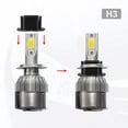 thumbnail image 2 of 2pcs H3 LED Headlight Adapter Base Bulb Sockets Retainer Holder Universal for Car Auto Black, 2 of 6