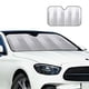 thumbnail image 1 of Parasol para parabrisas delantero de coche, camión, SUV, bloquea los rayos del sol, protector de visera, red de sombra., 1 of 9