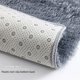 thumbnail image 5 of Alfombra de pelo largo con efecto tie dye, alfombra gruesa y encriptada con degradado para sala de estar, dormitorio, cabecera, alfombra para cabecera, 5 of 5
