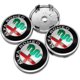 thumbnail image 1 of 4 Pack Silver 60mm/2.36inch fit Alfa Romeo Wheel Center Hub Caps,Hubcaps Logo Covers for (fit Silver Alfa Romeo Center Caps) (U/D), 1 of 5