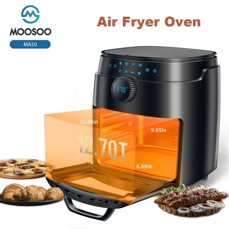 MOOSOO MA30 Multifunctional Air Fryer 1700W Power Black