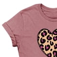 thumbnail image 4 of Couple Gifts for Him and Her Short Sleeve Lover Heart Graphic Women Fall Clothes,Pink,M, 4 of 4