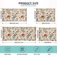 thumbnail image 2 of Pretty Flowers and Leaf Plush Pillow Cases King Size Ultra Soft Warm Pillowcases with Zipper 20"x40", 2 of 9