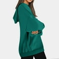 thumbnail image 5 of Htigea Sweatshirts for Women Oversized Fleece Hoodies Casual Loose Pullover Lightweight Fall Winter Tops with Pockets Multicolor XXL, 5 of 9