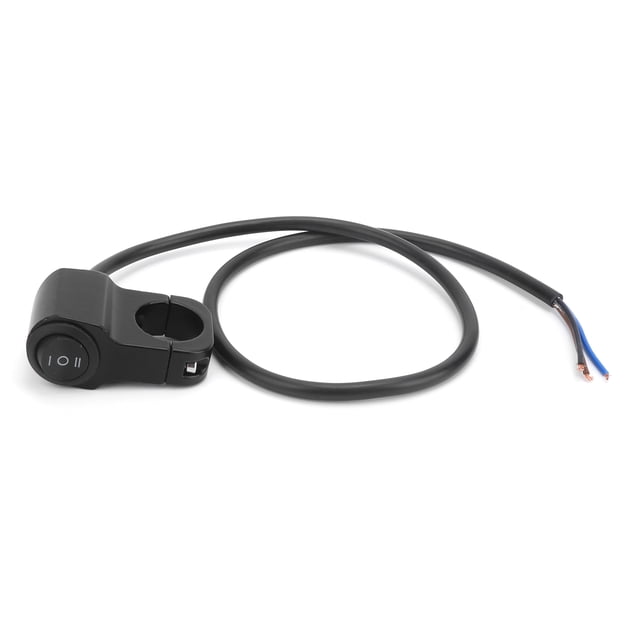 Interruptor De Manillar De Motocicleta, Interruptor De Faro De Motocicleta de aleación De Aluminio Para Motocicleta De 12 V Para ATV Para Bicicleta Eléctrica Para Moto De Cross