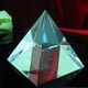 thumbnail image 3 of Clear Crystal Pyramid 50mm Cristal artificial Pisapiño Papel Papel Adorno Cuadrangular Óptica DIY Instrumento Fotografía Ciencia Hugo Pirámide cuadrangular, 3 of 7