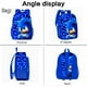 thumbnail image 4 of Mochila Sonic Conjunto De Tres Piezas De Dibujos Animados Anime Para Niños Bolsa Escolar Bolso De Mano Estuche Para Lápices Niñas, 4 of 4