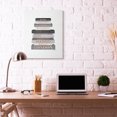 thumbnail image 3 of Stupell Industries Art Deco Fashion Designer Bookstack Grey Black Watercolor Canvas Art, 30 x 40, by Amanda Greenwood, 3 of 7