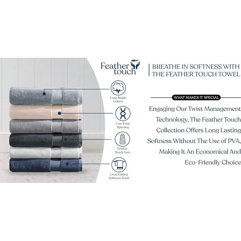 100% Cotton Organic Turkish Luxury Towel for Bathroom | Hand and Bath |  Eco-Friendly | Luxuriously Soft Touch | Higly Absorbent, Quick Dry and Odor