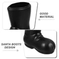 thumbnail image 4 of 7 pares de zapatos de Santa Claus modelo mini botas decorativas adornos de vestuario de muñecas, 4 of 5