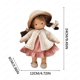 thumbnail image 3 of TUTUnaumb Muñeca Waldorf navideña de punto, muñeca de peluche, muñeca de esmalte para bebé con lazo, juguete de peluche para niña, regalo de cumpleaños de Navidad para niños, decoración navideña,, 3 of 5